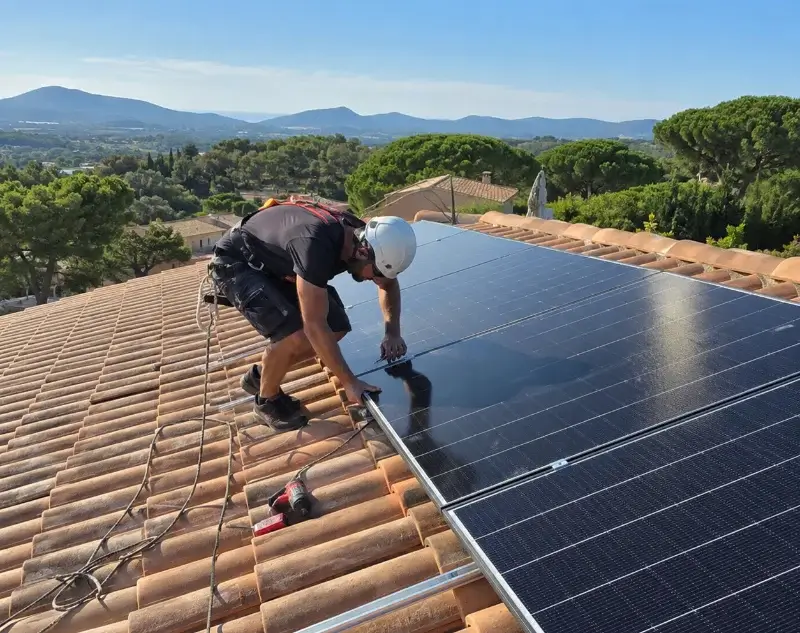 Installateur panneaux solaires Saint-Clément-de-Vers — pose photovoltaïque sur toiture