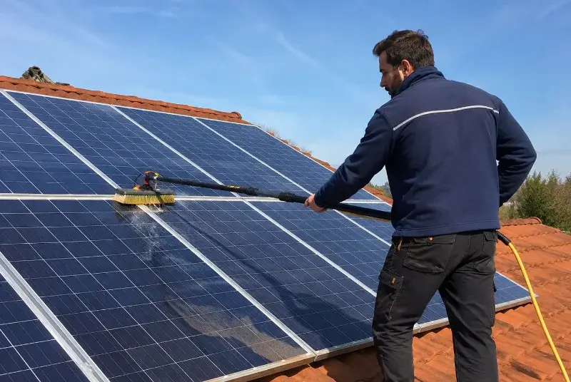 Nettoyage et entretien de panneaux solaires à Saint-Clément-de-Vers